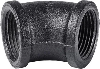 Produktbild von Dolle Eckwinkel für Pipe-Regalsystem 45° 20 mm (3/4) schwarz matt