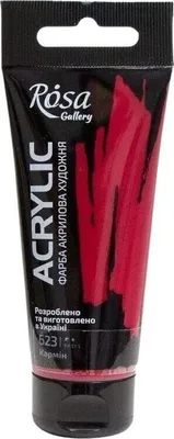 Obrázek produktu pro Rosa Gallery Akrylová barva Carmine (623) 60 ml 1 ks