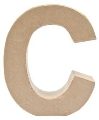 Produktbild von Pappmache Buchstabe 'C' stehend zum basteln kreativ Rico Design Idee