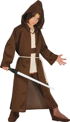 Produktbild von Religiöser Entdecker Kapuzentunika Kostüm Für Fasching Festival Feier Outfit, Größe: 110/116 Farbe: Braun