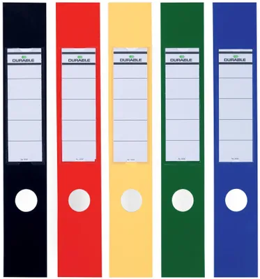 Produktbild von Ordnerrückenschild Ordofix breit 60x390mm sortiert VE=10x10 Stück