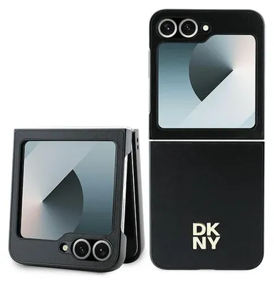 Produktbild von DKNY, Schutzhülle Galaxy Z Flip 6 elegant und stilvoll, Schwarz