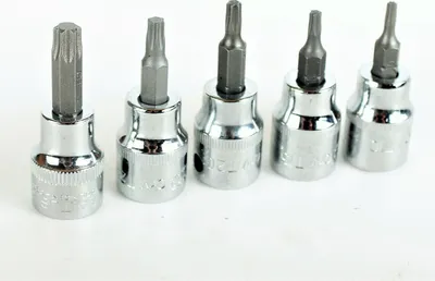 Immagine prodotto di SALTUS 3/8" set di bit per chiavi a bussola 5 pezzi T10-T40 strumenti per avvitare i dadi