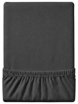 Obrázek produktu pro Jersey prostěradlo EXCLUSIVE tmavě šedé 180x200, Obrázek vytvořený pomocí AI