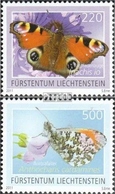 Produktbild von Briefmarken Liechtenstein 2011 Mi 1592-1593 (kompl.Ausg.) postfrisch Schmetterlinge