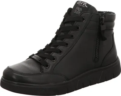 Produktbild von Ara Hightop Sneaker Rom-Sport - Schwarz Glattleder Größe: 38 Normal
