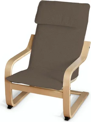 Produktbild von Dekoria Kissen für den Kindersessel Poäng, braun, Poäng Kindersessel