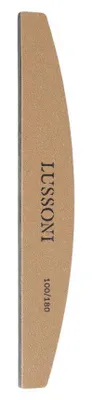 Productafbeelding van LUSSONI PREMIUM, set van 50 halve nagelvijlen, korrelgrootte 100/180