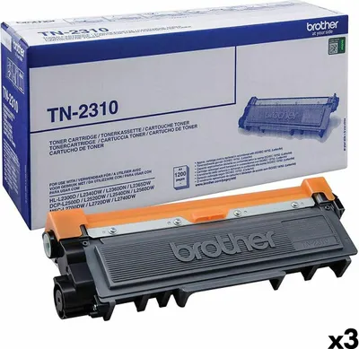 Obrázek produktu pro Originální černý toner Brother L-2300D, 2340DW, 2360DN, 2365DW, 2540, 2700 (3 kusy)