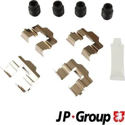 Produktbild von JP GROUP 3164003710 Zubehörsatz Scheibenbremsbelag Vorne für CITROËN C4 CACTUS passend für PEUGEOT 301