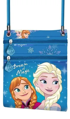 Obrázek produktu pro Karactermania Disney, Ledové království 2, Taška přes rameno s motivem, modrá, pro děti, modrá, univerzální velikost