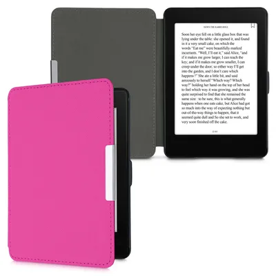 Produktbild von kwmobile Hülle kompatibel mit Amazon Kindle Paperwhite - Nylon eReader Schutzhülle Cover Case (für Modelle bis 2017) - Rosa