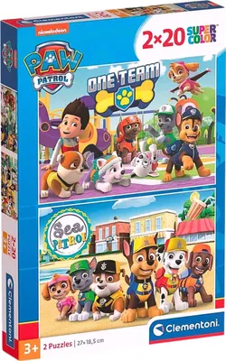 Produktbild von Puzzle PAW Patrol - Kinderpuzzle 2x20 Puzzleteile