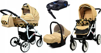 Image de BabyLux® Largo | Kocárek 4v1 Set | Gold Rainbow | Kocárek Kombi | Isofi
