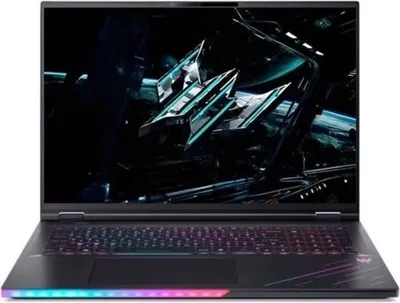 Immagine prodotto di Laptop da gioco Acer Predator Helios 18 AI PH18-73 da 18", WQUXGA Mini LED 120 Hz, processore Intel® Core™ Ultra 9 275HX (cache da 36 MB, fino a 5,40 GHz), 64 GB DDR5, 2 SSD da 1 TB, GeForce RTX 5090 da 24 GB, senza sistema operativo, Abyssal Black