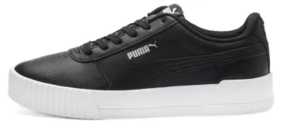 Productafbeelding van PUMA Carina L sneakers voor dames, kleur: Puma zwart-Puma wit-Puma zilver, maat: 40.5 EU
