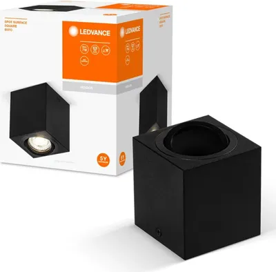 Produktbild von LEDVANCE Surface spot, Strahler Oberflächenbeleuchtung, GU10, 1 Glühbirne(n), 220 - 240 V, Schwarz