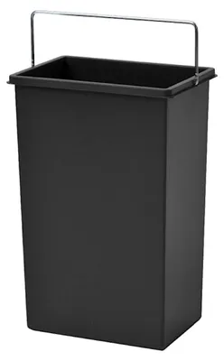 Produktbild von Hailo Inneneimer 2027099 10 Liter schwarz für EcoLine Design trio L