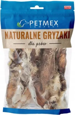 Produktbild von PETMEX Hundekauartikel Kaninchenohr mit Fell 100g
