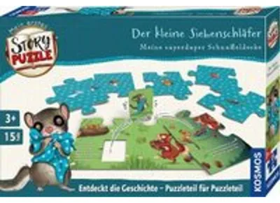 Immagine prodotto di KOSMOS Mein erstes Story-Puzzle Der kleine Siebenschläfer, Puzzlespiel, Geschichte, Kurzgeschichte, Kinder Spiel, 683573