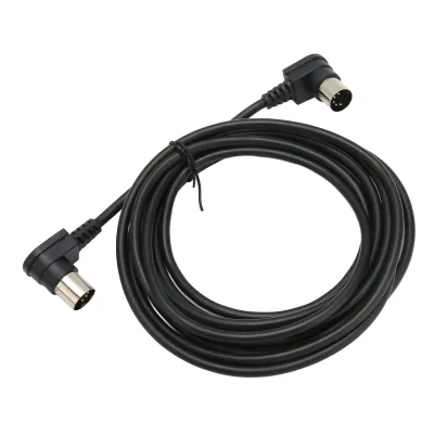 Zdjęcie produktu dla kąt 90 stopni 5-pinowy kabel DIN Kąt 90 stopni 5-pinowa wtyczka do wtyczki Kabel DIN Kąt 90 stopni 5-pinowy kabel MIDI DIN Kąt prosty 5-pinowa wtyczka DIN do wtyczki