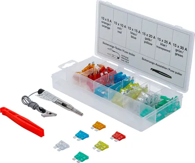 Produktbild von BGS 8124 KFZ-Sicherungssortiment, 92-tlg.