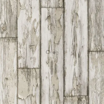 Produktbild von Origin Wallcoverings Tapete Holz-Optik Grau 52 cm x 10.05 m