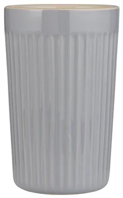 Productafbeelding van Cafe Latte beker, muntgroen, grijs, 375 ml, steengoed, Ib Laursen