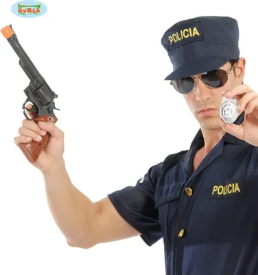 Produktbild von 2 teiliges Polizei Set mit 44er Magnum und Marke