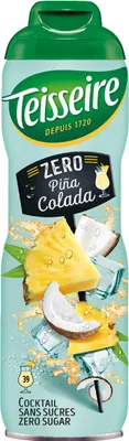 Produktbild von Teisseire Getränke-Sirup Pina Colada 0% 600ml - Cocktails (1er Pack)