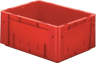 Immagine prodotto di LA-KA-PE Contenitore da trasporto impilabile L400xL300xH175mm - VTK 400/175-0 GRIGIO