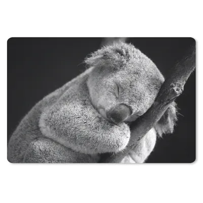 Produktbild von MuchoWow® Mauspad Mousepad Koala - Schlafend - Schwarz - Kinder - Jungen - Mädchen 27x18 cm - Mousepads - Maus Mat - Pad - Mausunterlage - Büroartikel - Desk Matten