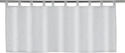 Produktbild von Scheibengardine - Weiß - 140 x 50 cm - Polyester