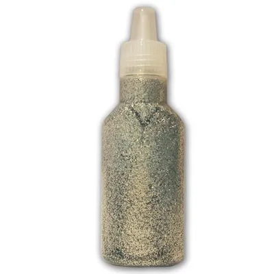 Produktbild von Glänzender Klebstoff in Silber mit 20 ml Füllmenge
