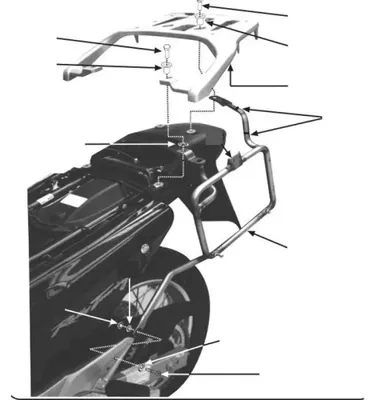 Image de Givi PL167 Porte-bagages latéraux - Monokey Side