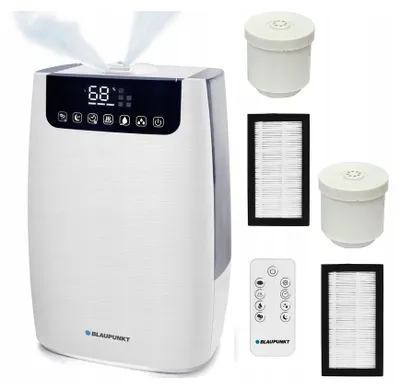 Produktbild von Blaupunkt Luftbefeuchter Und Luftreiniger Ahs803, 5L, Hepa, Uv, Mit Fernbedienung