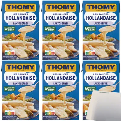 Produktbild von Thomy Les Sauce Hollandaise Lactosefrei 6er Pack (6x250ml Packung) + usy Block
