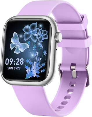 Smartwatch Damen mit Bluetooth Telefonfunktion, 1,83" HD Touchscreen Sportuhr, 120+ Sportmodi, Schrittzähler, Pulsmesser, IP68, iOS Android