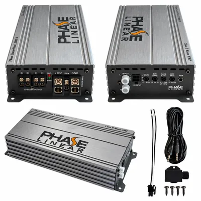 Produktbild von Phase Linear Slim 1.1000 D Mono Class-D Endstufe – 1.000 Watt RMS an 1 Ohm Car HiFi Verstärker, KI-generiertes Bild