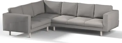 Produktbild von Dekoria Bezug für Norsborg 5-Sitzer Ecksofa, grau, Norsborg 5-Sitzer Ecksofabezug