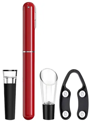 Produktbild von Tragbarer Flaschenöffner für Wein mit Luftdruckpumpe