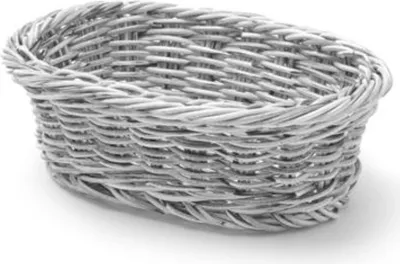 Produktbild von HENDI Brotkorb oval 190x120x60 mm grau PP