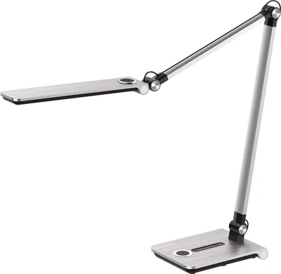 Zdjęcie produktu dla Hansa 41-5011.102 Lampa biurkowa Hansa Wave srebrna 8,5 W