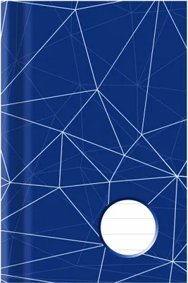 Obrázek produktu pro Toppoint® 76360 Kladde - A6, liniert, blau/weiß, 96 Blatt