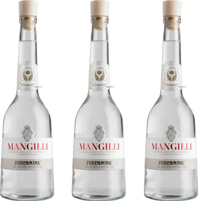 Immagine prodotto di Mangilli Furlanina Grappa Friulana Gentile 3er Set, Spirituose, Alkohol, Flasche, 42 %, 3x700 ml