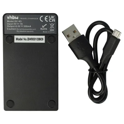 Produktbild von vhbw USB-C Ladegerät kompatibel mit JVC GZ-MG465BEX, GZ-MG530, GZ-MG465, GZ-MG575, GZ-MG530ex, GZ-MG555 Kamera - Ladeschale + USB-C Kabel Ladeanzeige