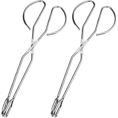 Produktbild von Grillzange 2er Set Servierzange Grill Zange Bratwurstzange Grillen BBQ Rostfrei