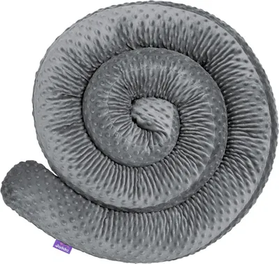 Produktbild von Grey Minky schlange Bettumrandung 300cm