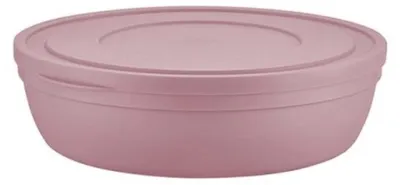 Immagine prodotto di Contenitore piatto con coperchio da 1,0 L - poco ingombrante e versatile - Rosa