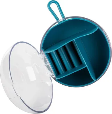 Immagine prodotto di Verk 24310 Organizer da viaggio portatile per gioielli blu scuro